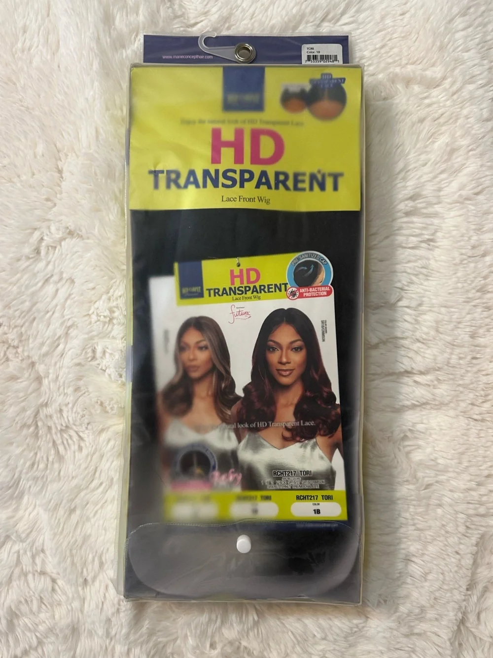 Mane Concept TORI RCHT217 HD Transparent Lace Front Wig 1B NWT